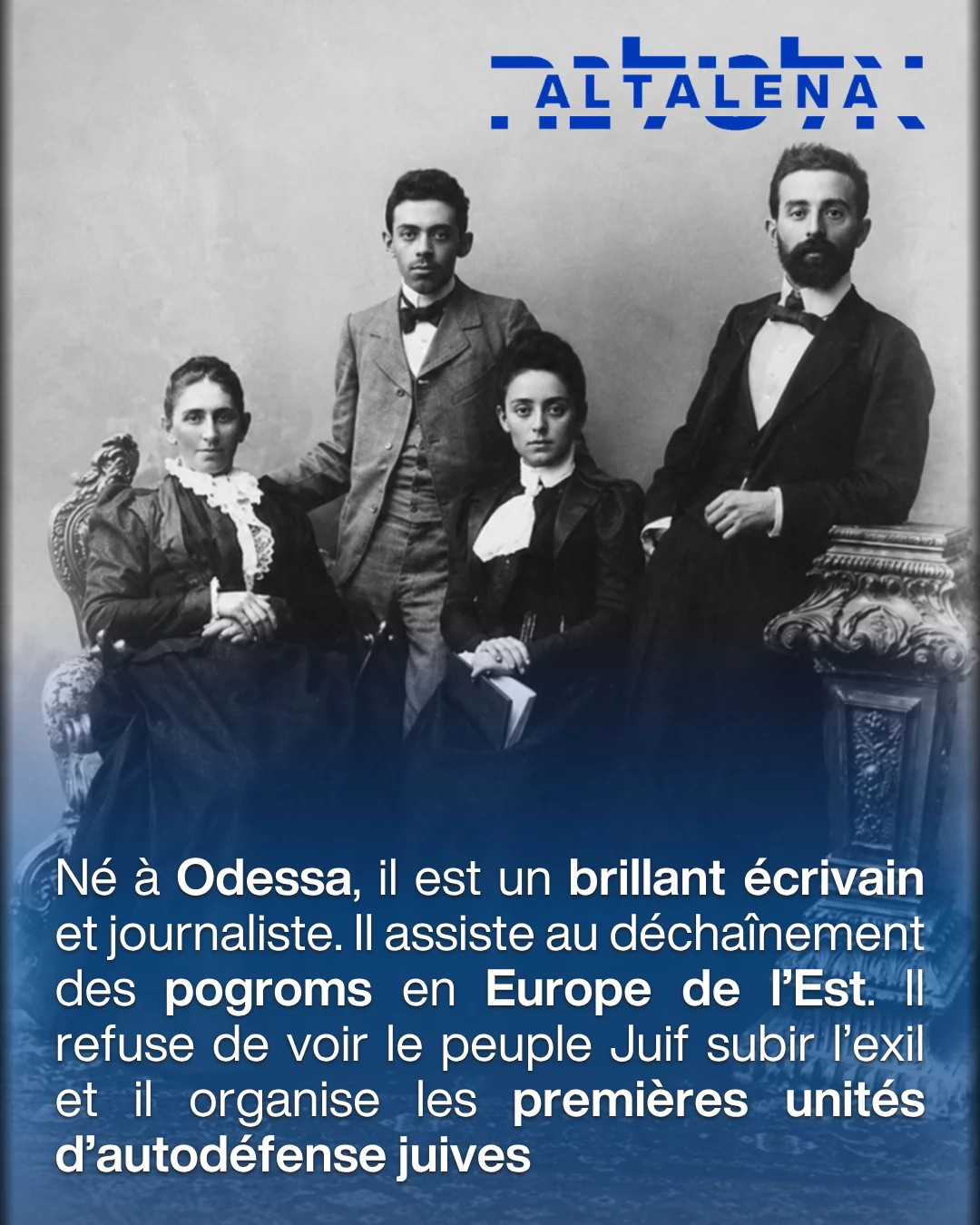 Image Instagram 2 - Journaliste, écrivain, soldat et penseur politique, Zeev Jabotinsky consacra sa...