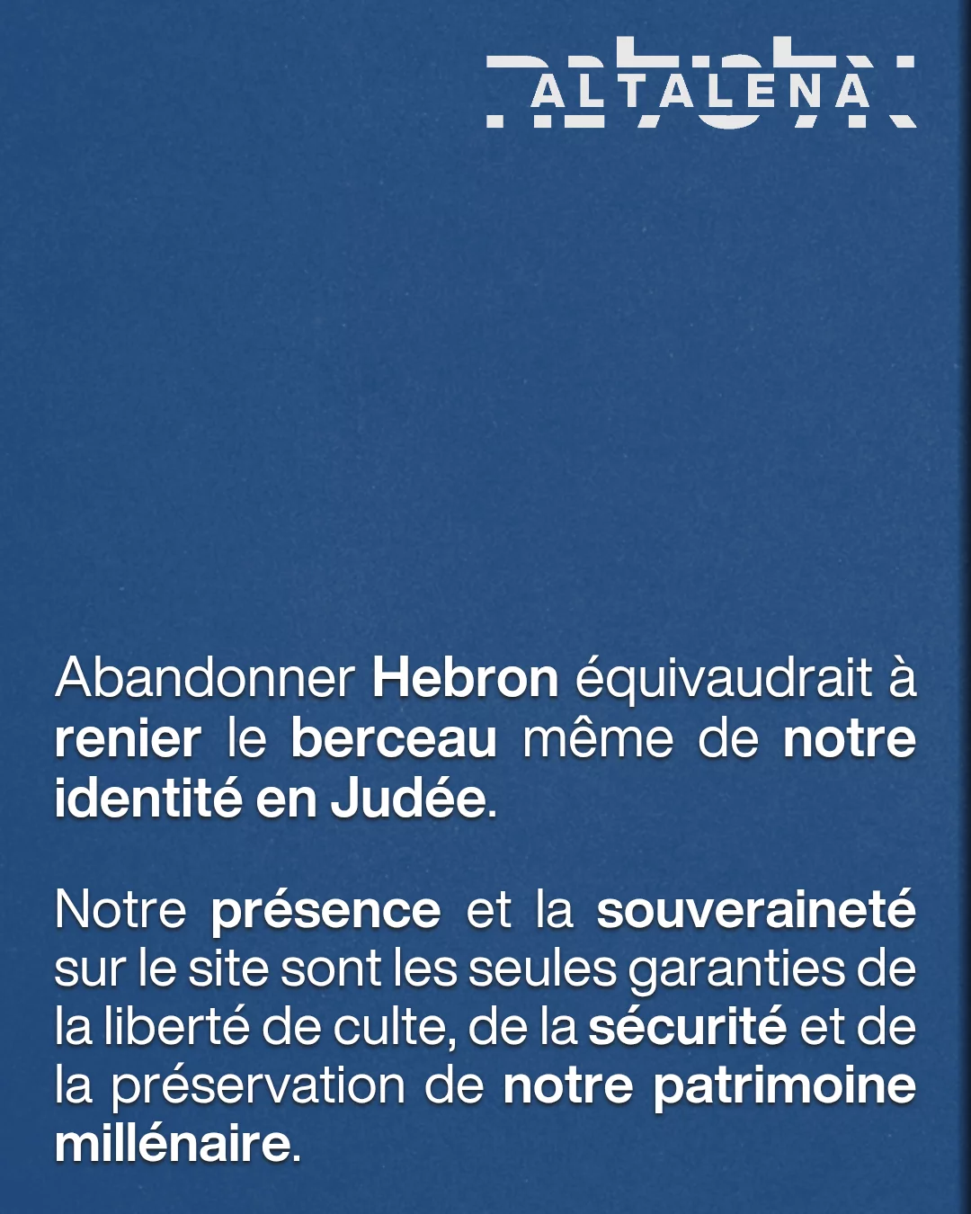 Image Instagram 7 - Hébron n’est pas une implantation née en 1967. C’est l’un des berceaux de l’hist...