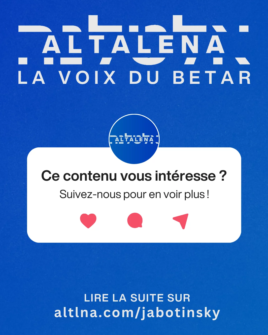 Image Instagram 8 - Journaliste, écrivain, soldat et penseur politique, Zeev Jabotinsky consacra sa...