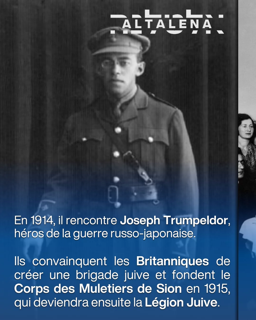 Image Instagram 3 - Journaliste, écrivain, soldat et penseur politique, Zeev Jabotinsky consacra sa...
